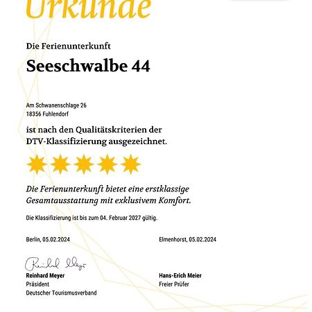 Ferienhaus Seeschwalbe 44 풀렌도르프 외부 사진