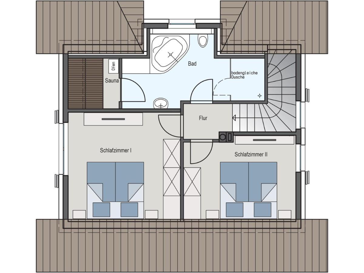Ferienhaus Seeschwalbe 44 풀렌도르프 외부 사진