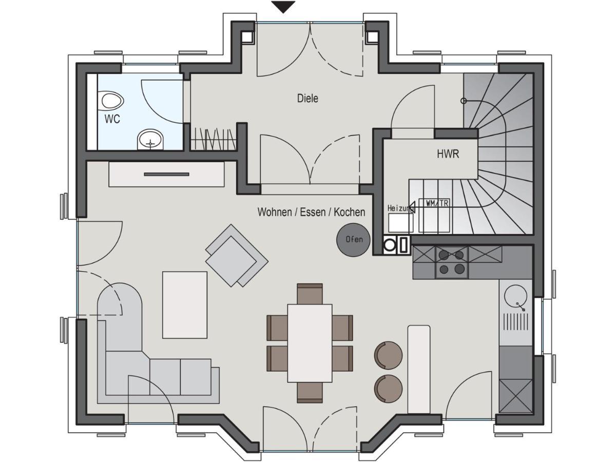 Ferienhaus Seeschwalbe 44 풀렌도르프 외부 사진